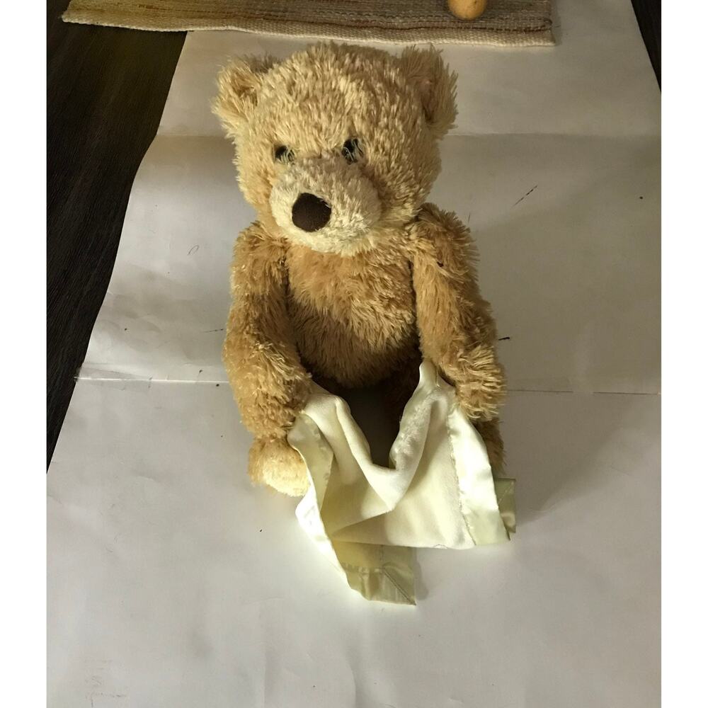 GUND Peek-A-Boo Animated Teddy Bear Plush Baby Shower Nursery Decor Gifts Bday